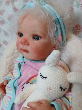 Authentic Reborn Doll Zaza Baby Girl Fantasy Style Fairy Collector Adrie Stoete
